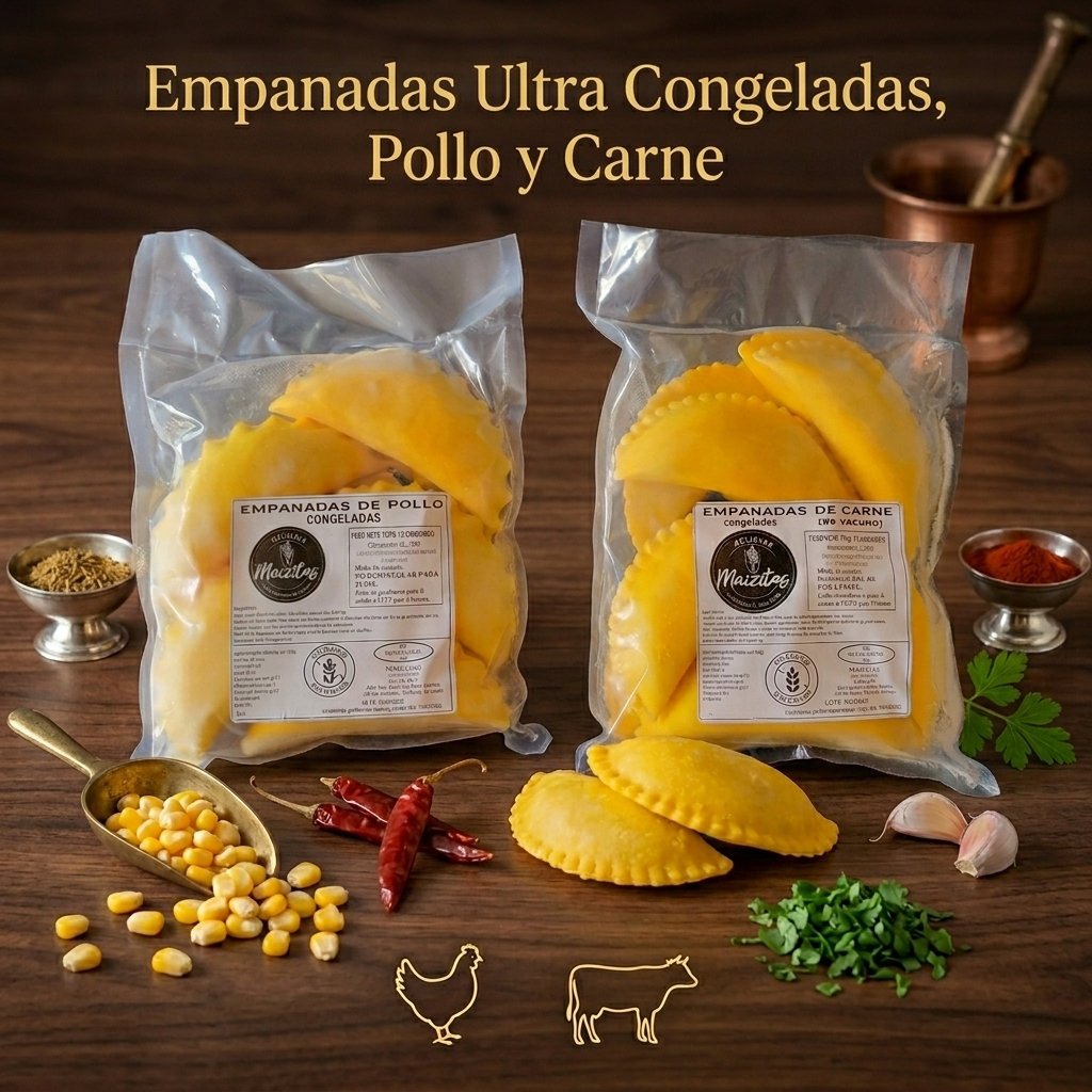 Empanadas ultracongeladas MaxRico de pollo y ternera x10 unidades