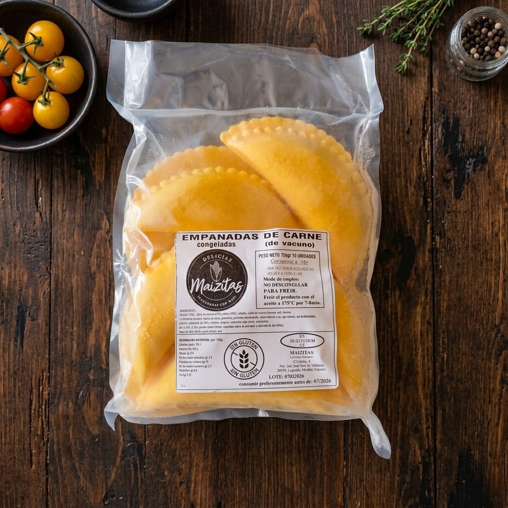 Empanadas Grandes de Carne Ternera      
x10 und