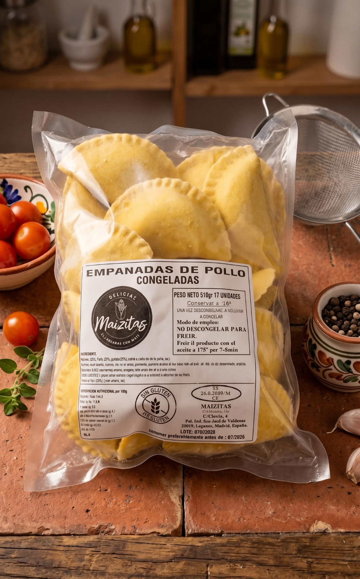 Empanadas de POLLO Pequeñas Cocteleras x17 und